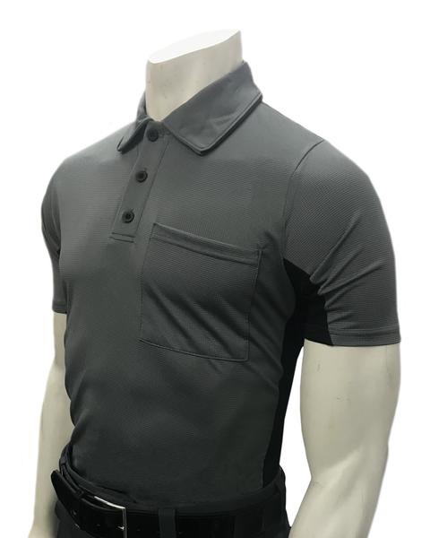 USA312 - Smitty Major League Style Umpire Shirt - Available in Black/Charcoal and Sky Blue/ Black and Charcoal/Black
