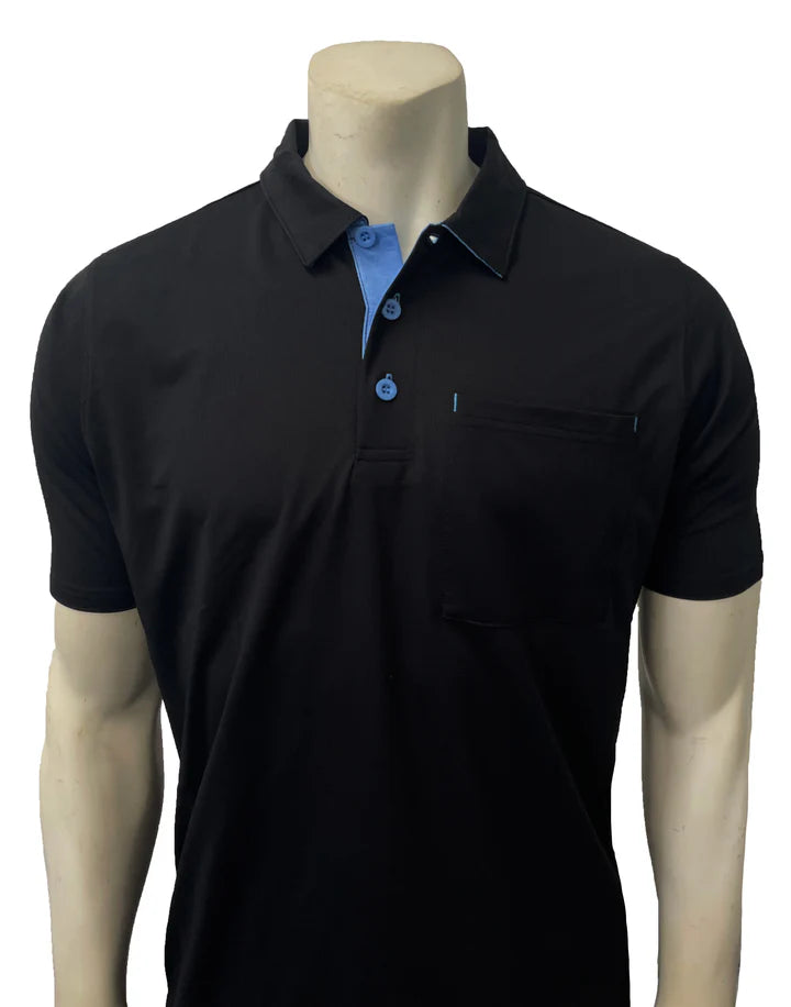 BBS349 - Men's Major League Style Short Sleeve Umpire Shirts - Available in Black or Blue