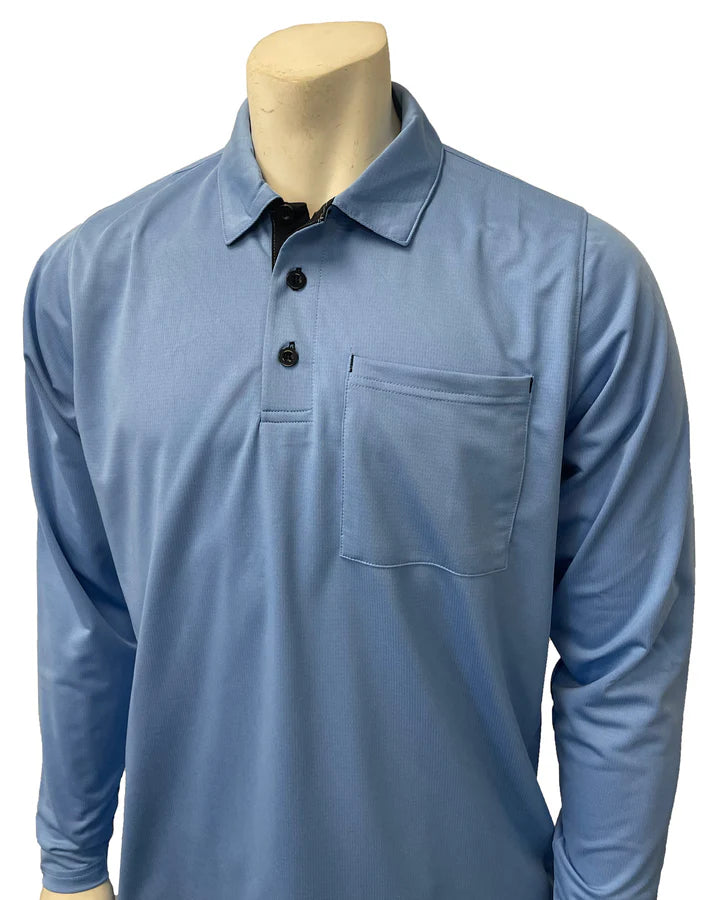 BBS350 - Men's Major League Style Long Sleeve Umpire Shirts - Available in Black or Blue (Copy)