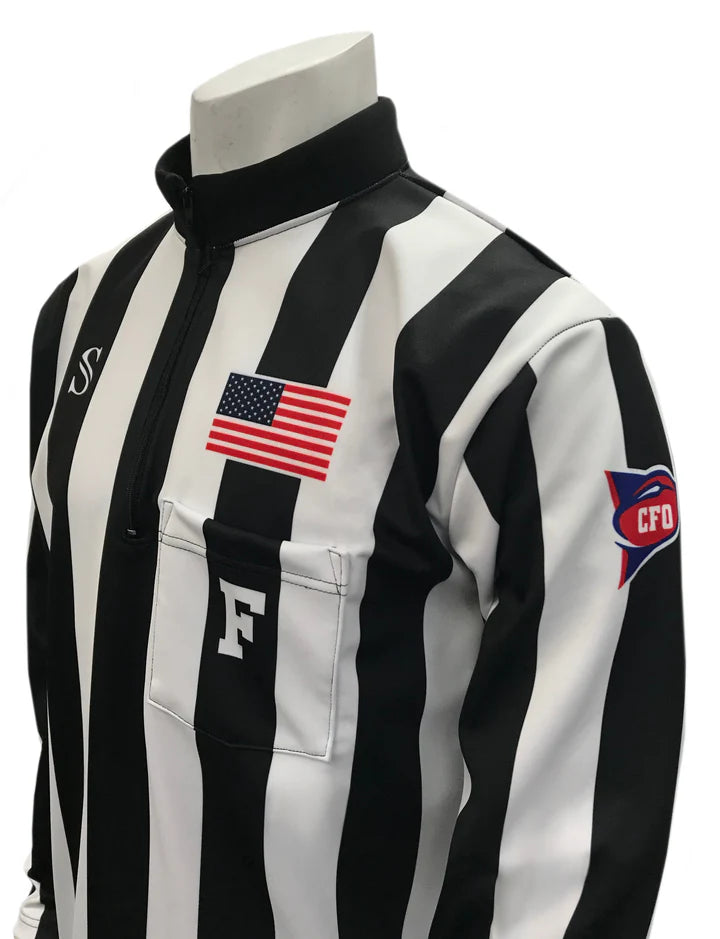 USA729CFO  - NEW STYLE - Smitty "Made in USA Dye-Sublimated" - Dye Sub CFO  "Rainy" Weather Football Shirt