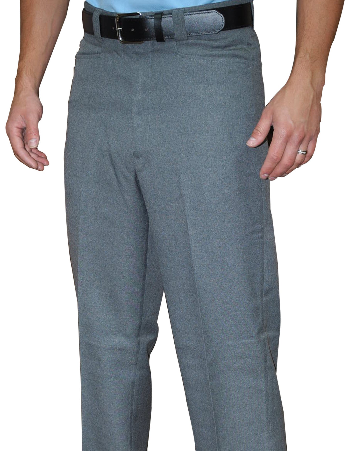 BBS377-Smitty Flat Front Combo Pants - Available in Heather Grey and Navy