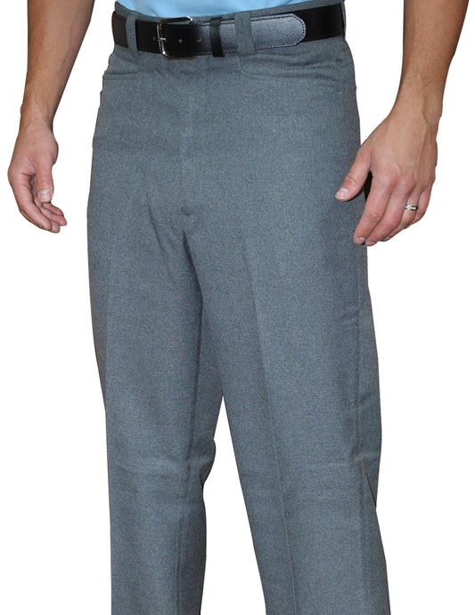 BBS377-Smitty Flat Front Combo Pants - Available in Heather Grey and Navy