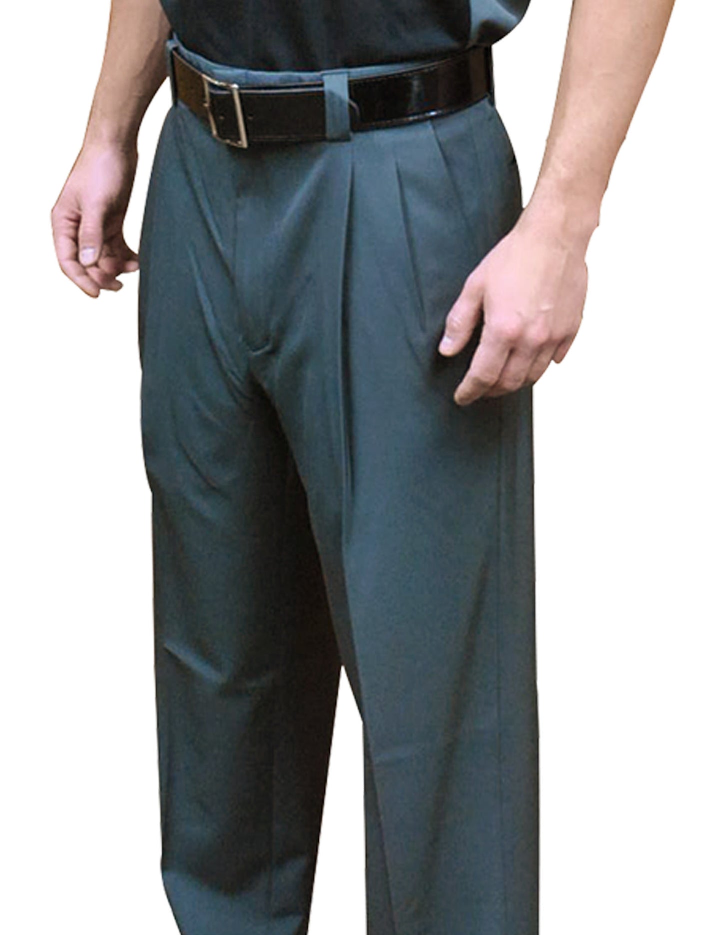BBS395- Smitty "NEW EXPANDER WAISTBAND - 4-Way Stretch" Pleated Combo Pants-Charcoal Grey