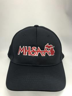 R530MI - Richardson - UMP Surge 530 - Navy 4 Stitch FITTED Hat with MHSAA Embroidered Logo