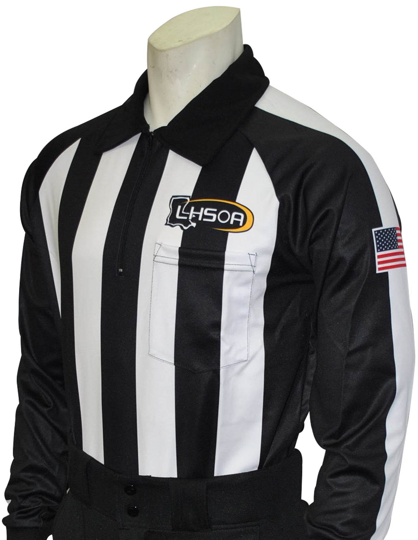USA156LA- Smitty USA - Dye Sub Louisiana Football Long Sleeve Shirt