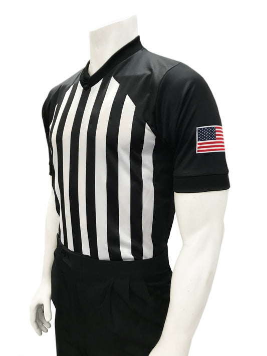 USA216-607  Smitty USA - "NEW" NCAA Men's Basketball / Body Flex 4-Way Stretch / Dye Sub /  Basketball V-Neck Shirt
