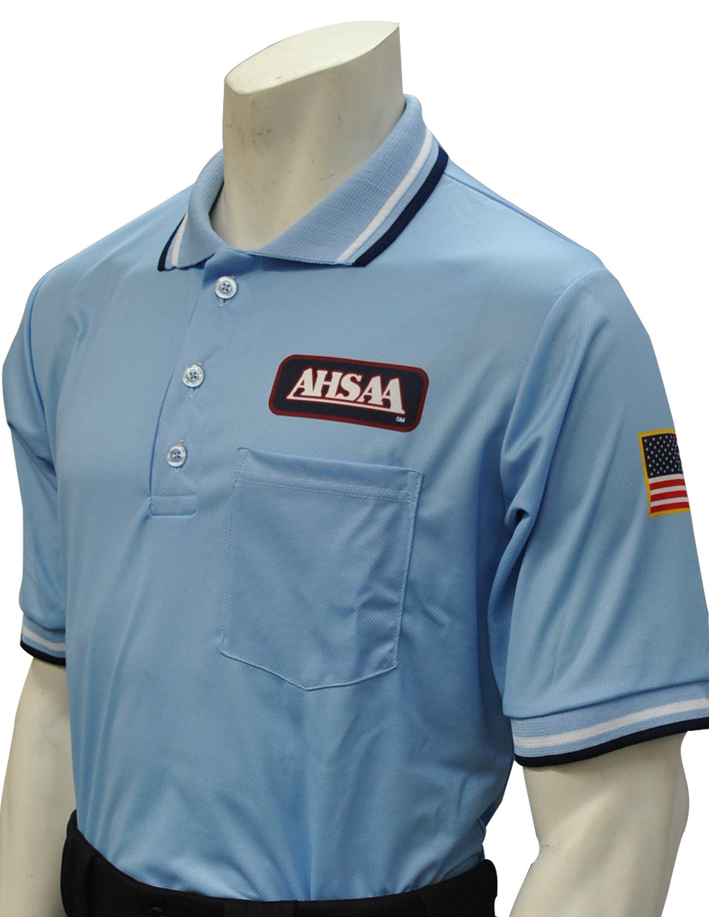 USA300AL-Dye Sub Alabama Baseball Short Sleeve Shirt - Available in Navy, Powder Blue and Cream