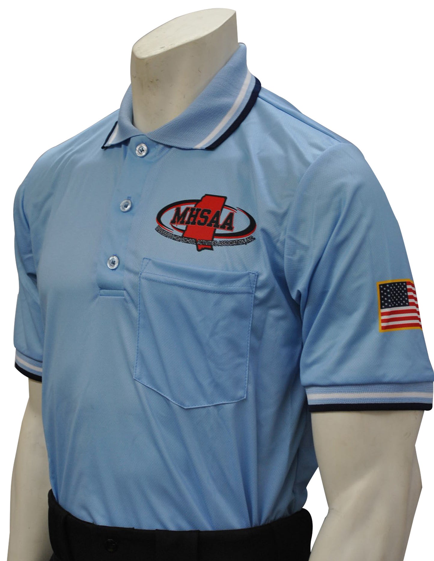 USA300MS-Dye Sub Mississippi Baseball Short Sleeve Shirt