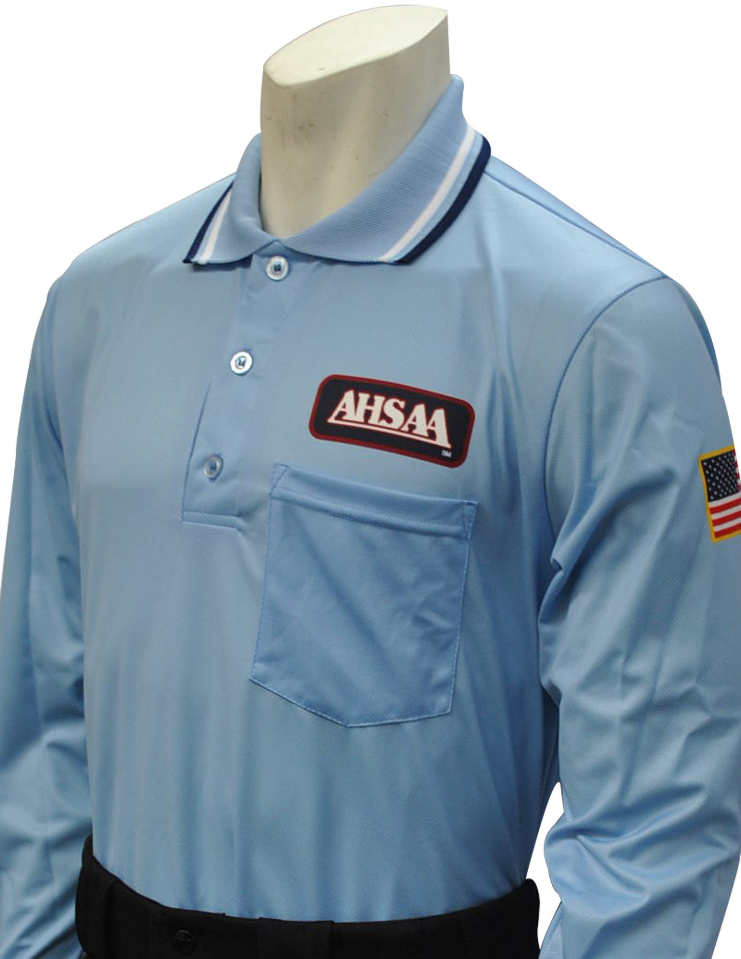 USA301AL- Dye Sub Alabama Baseball Long Sleeve Shirt - Available in Navy and Powder Blue
