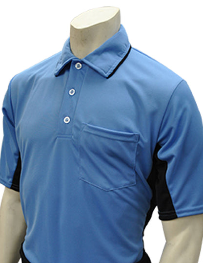 USA312 - Smitty Major League Style Umpire Shirt - Available in Black/Charcoal and Sky Blue/ Black and Charcoal/Black