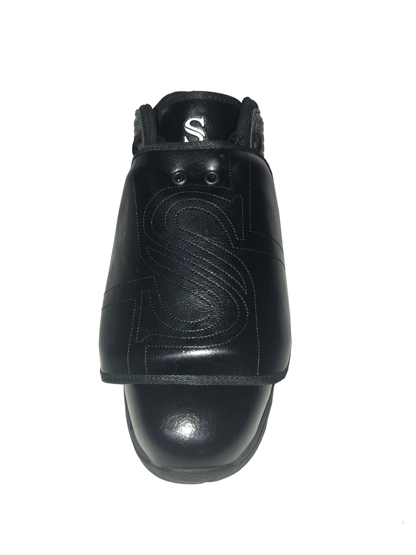 BBS-PS1 - Smitty All Black Mid-Cut Umpire Plate Shoe
